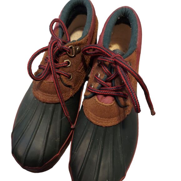 G.H. Bass & Co Women’s 8M Duck Boots Rubber Outdoor Shoes Rugged Rustic - Picture 6 of 15